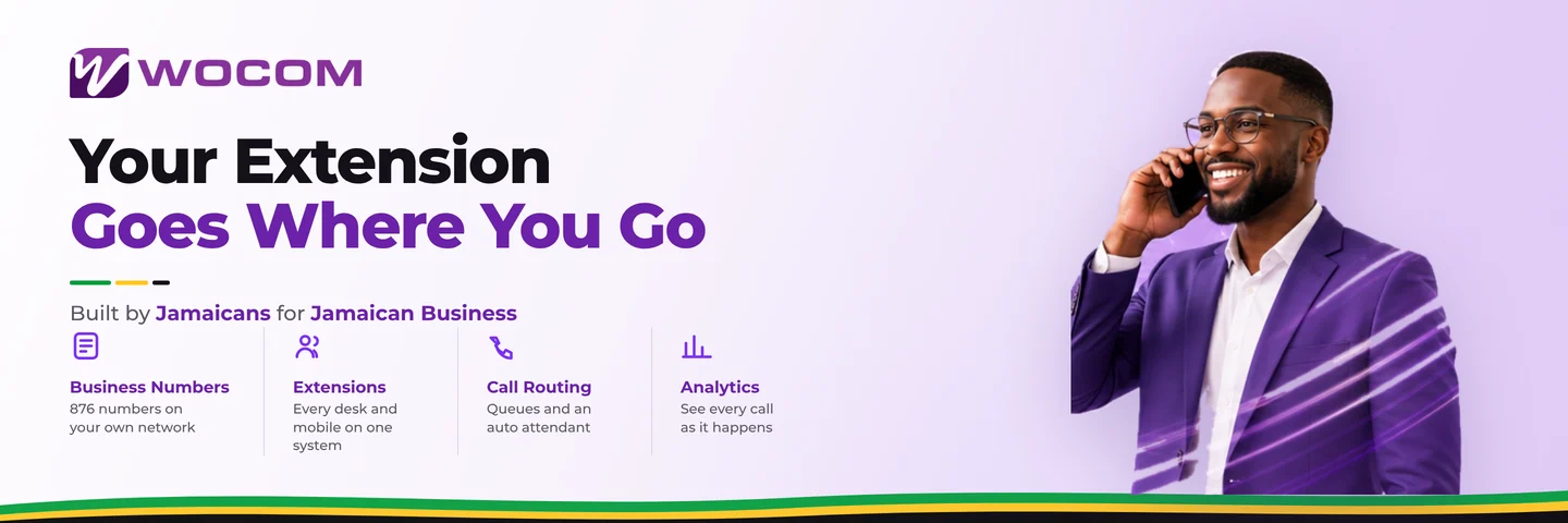 Your Extension Goes Where You Go: How WOCOM Cloud Frees Jamaican Teams From the Desk — and the Capital Outlay