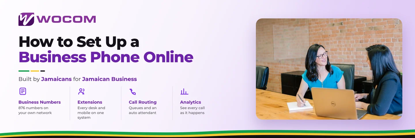 How to Set Up a Business Phone Online in Jamaica (Step by Step)