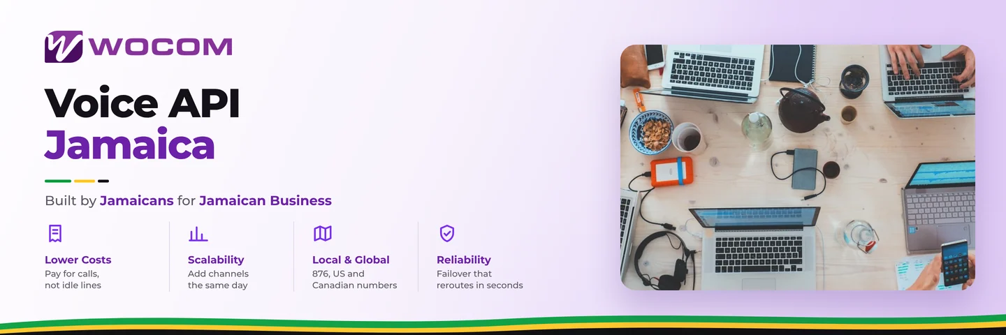 Voice API Jamaica: Build Calling and SMS Into Your Own Software
