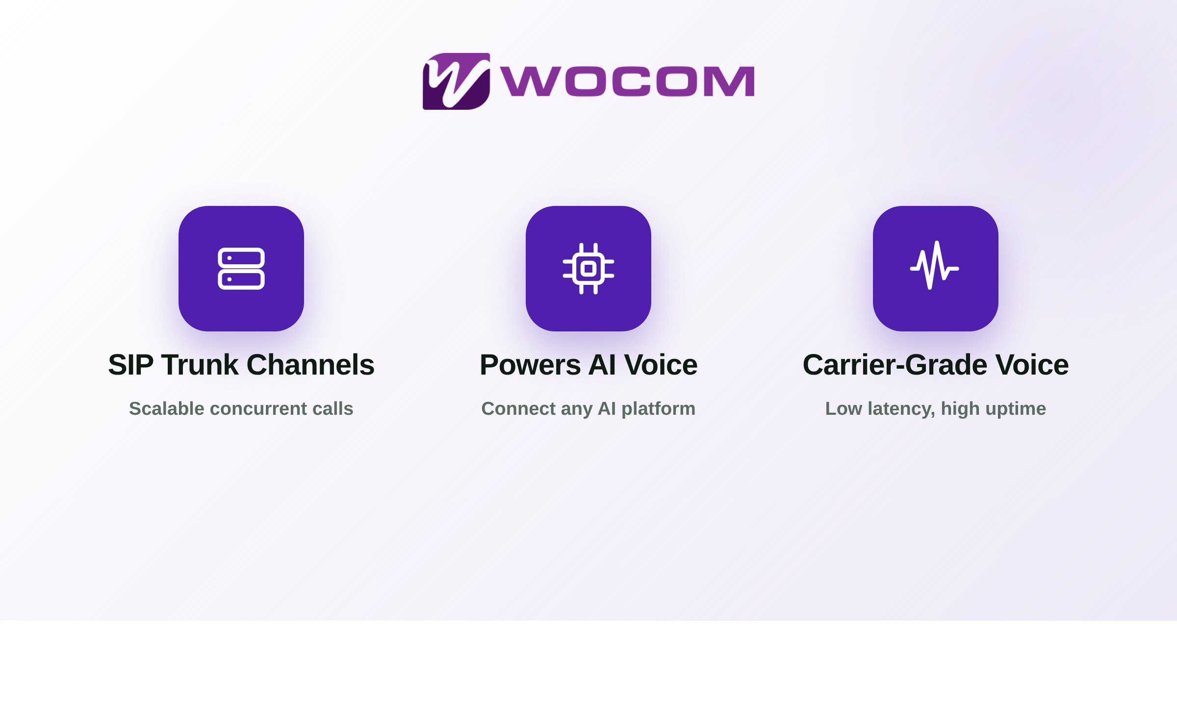 WOCOM SIP trunks powering Jamaican AI telephony