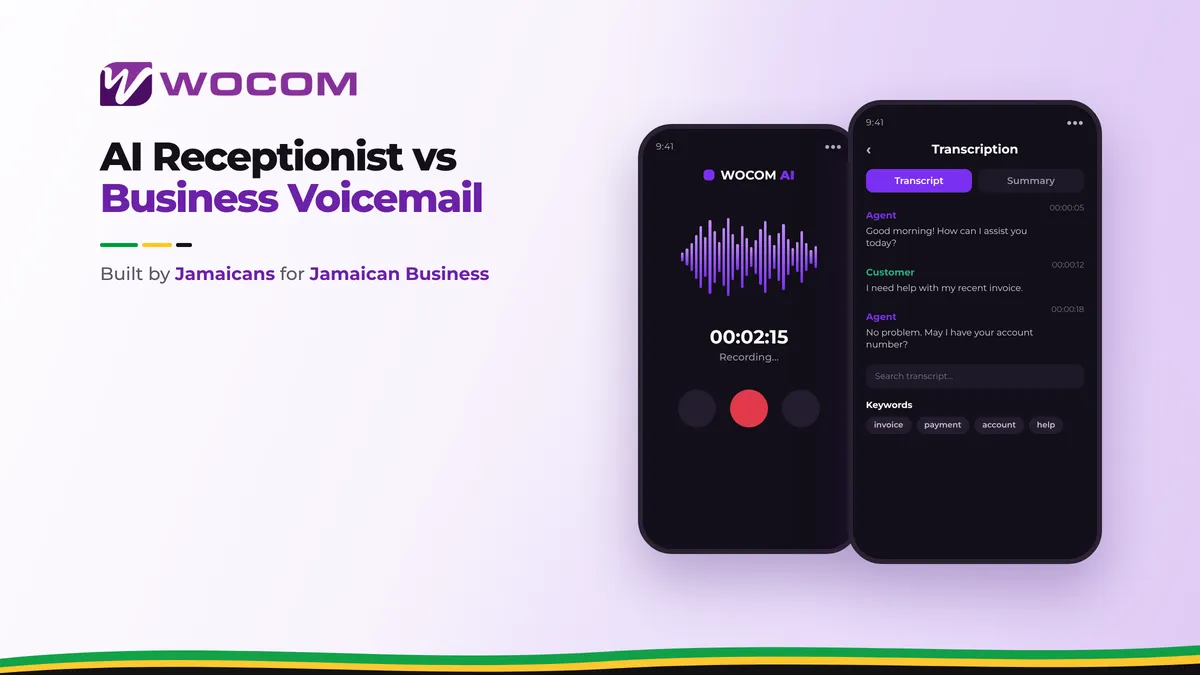 AI Receptionist vs Business Voicemail Jamaica: Why Businesses Are Ditching the Beep