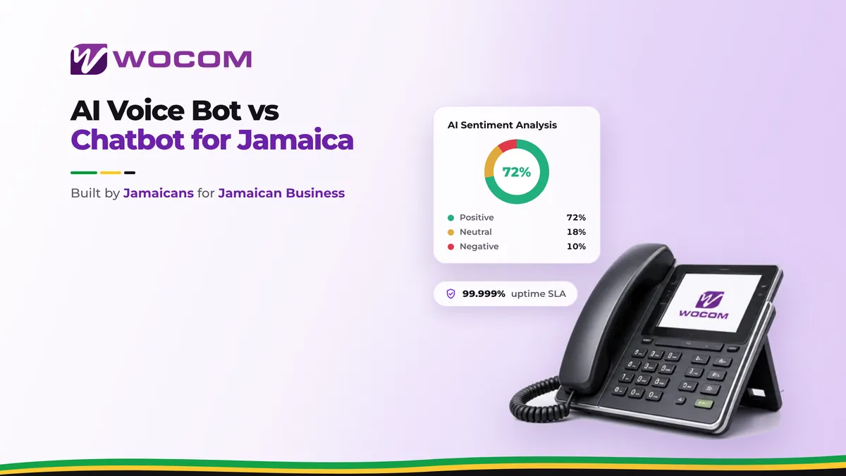 AI Voice Bot vs Chatbot for Jamaica Businesses: Which Automation Should You Deploy First