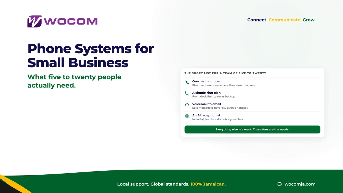Business Phone Systems for Small Businesses: What Five to Twenty People Actually Need