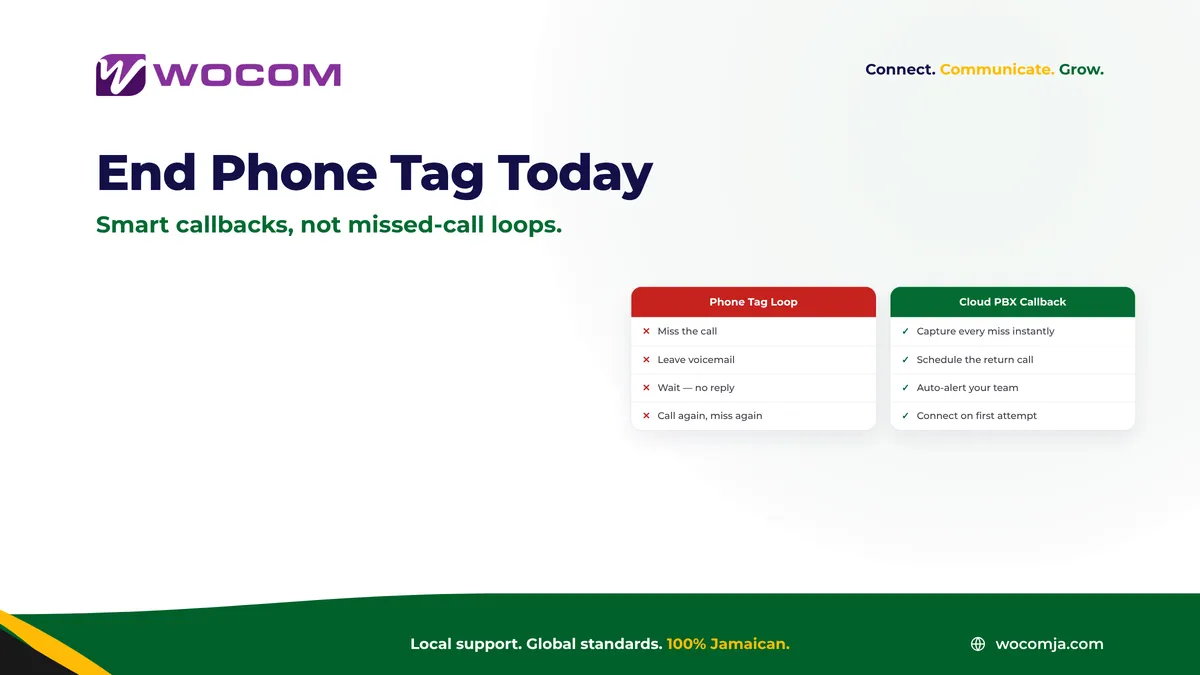 Phone Tag Jamaica: How Cloud PBX Ends the Missed-Call Loop for Good