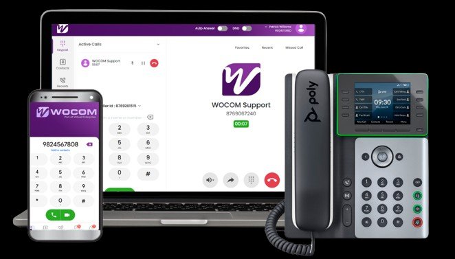 WOCOM Cloud PBX - Desktop, Mobile & Desk Phones
